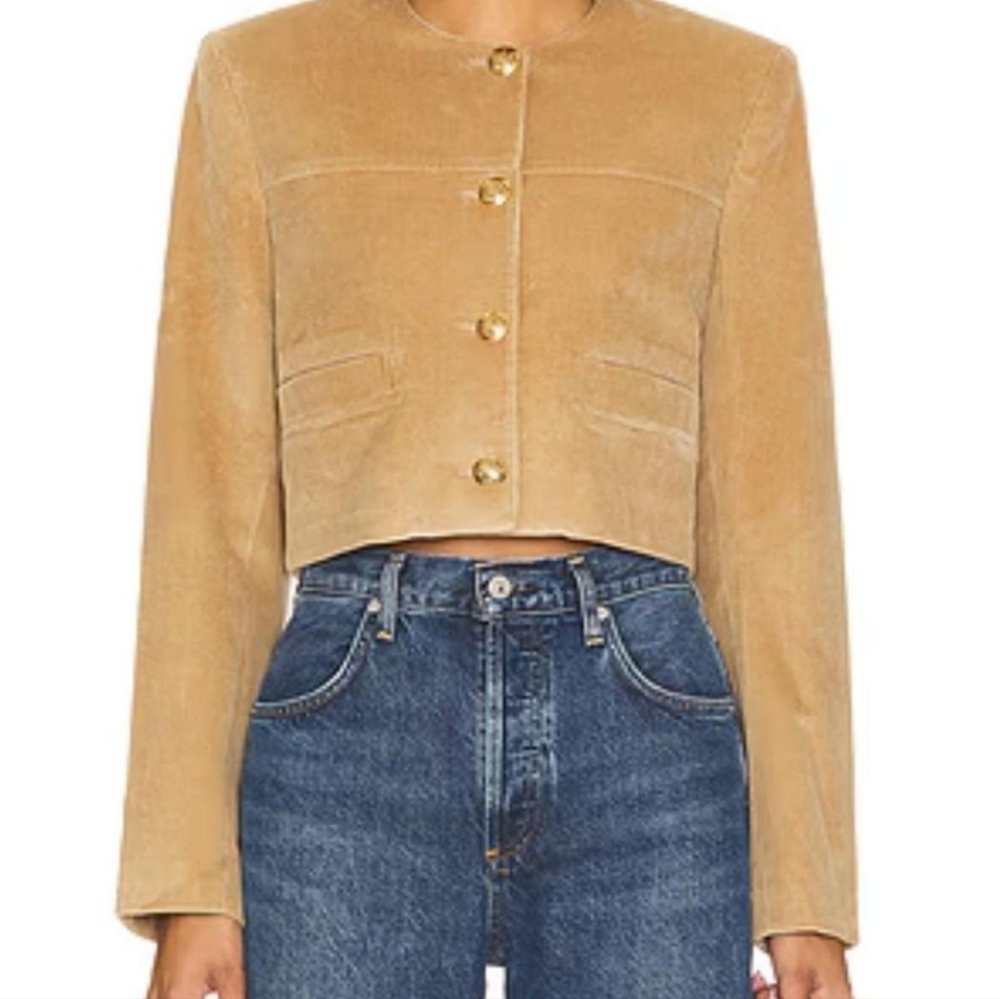 Citizens Of Humanity Camel Suede Blazer